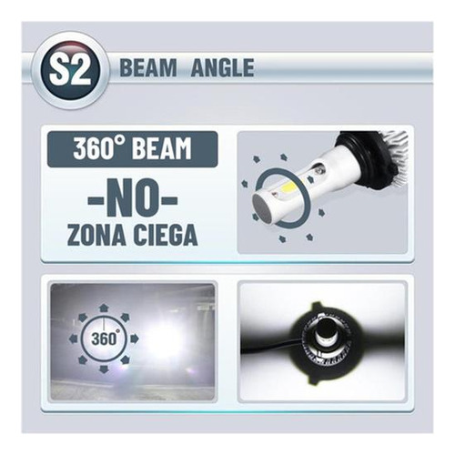 Luz Alta/baja/niebla Kit Faros Led Luces 8000lm Para