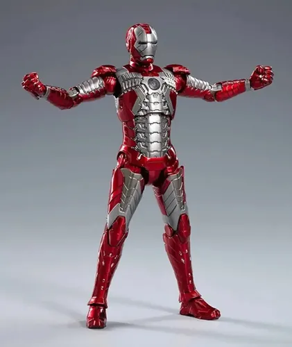 Homem De Ferro Mark 5 Marvel Oficial 18 Cm Iron Man Mk V