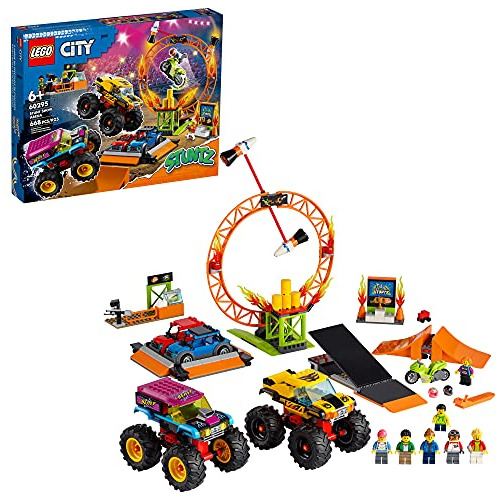 Juego De Juguetes De Construcción Lego City Stunt Show Arena