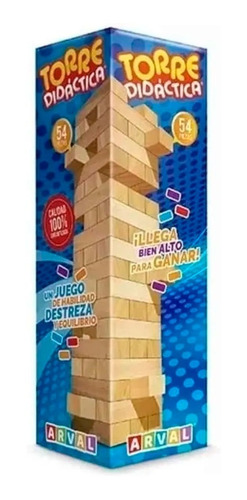 Torre Didáctica De Madera 54 Piezas Artoys 119 Canalejas