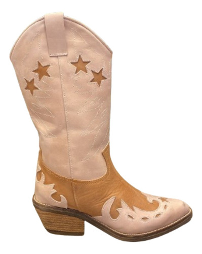 Bota De Cuero Mujer Moda Urbana - Art Dallas  -