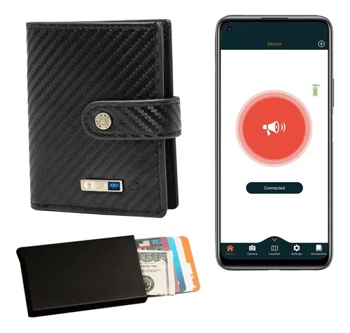 Billetera Inteligente Para Hombre Con Gps Rastreador Bill