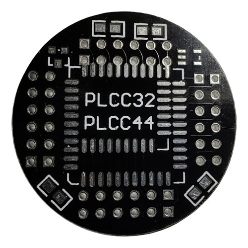 Adaptador Plcc32 Plcc44 A Pin Redondo Experimental