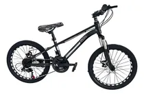 Comprar Bicicleta Mtb Rod 20 Fiat 500 21 Vel Frenos A Discos Susp Color Negro