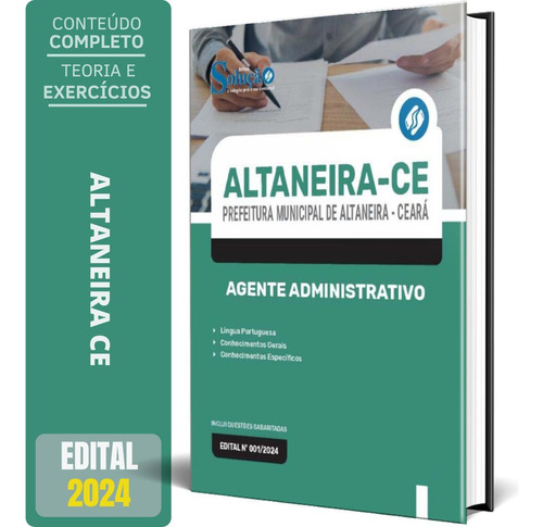 Apostila Prefeitura Altaneira Ce 2024 Agente Administrativo