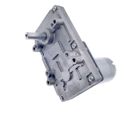 Motor De Engranaje De Gusano 12v Reductor 20-15 7rpm Dc