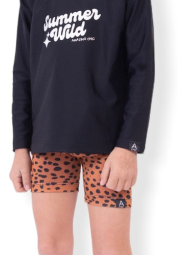 Imagen 2 de 5 de Short De Baño Lycra Uv Upf50+ Niñas Y Niños Chita