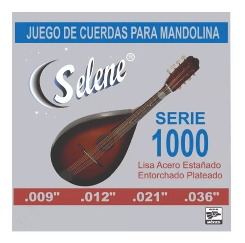 Cuerdas Para Mandolina Selene Concierto Mod. 1000