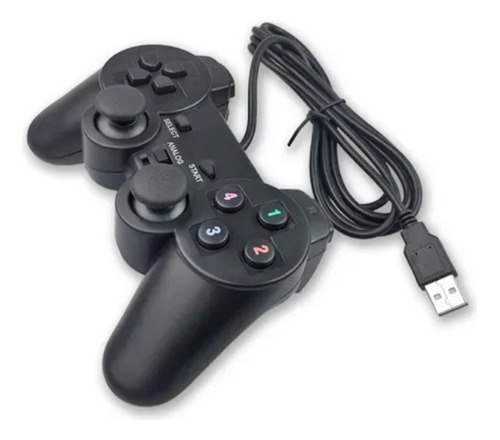 Controle Playstation 2 Usb Manete Pc Analogico