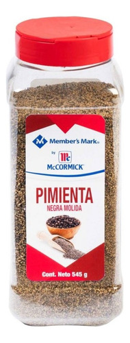 Pimienta Negra Molida Member's Mark By Mccormick De 545 Grs