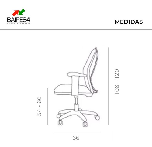 Imagen 7 de 7 de Silla De Oficina Alma White Edition Homeoffice | Contado