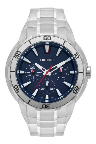 Relógio Orient Masculino Prata Multifunção Mbssm077d1sx
