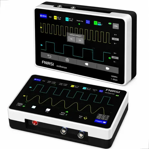 Osciloscópio 100 Mhz 2 Canais Fnirsi-1013d Blutu