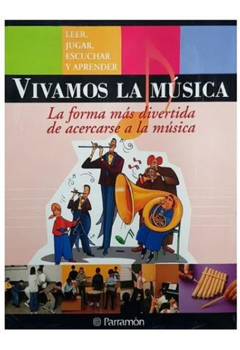 Libro: Vivamos La Música Parramon 4 Tomos + 2 Cd Audio