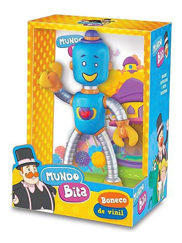 Boneco Robô Tum Tum Mundo Bita Infantil Líder Brinquedos