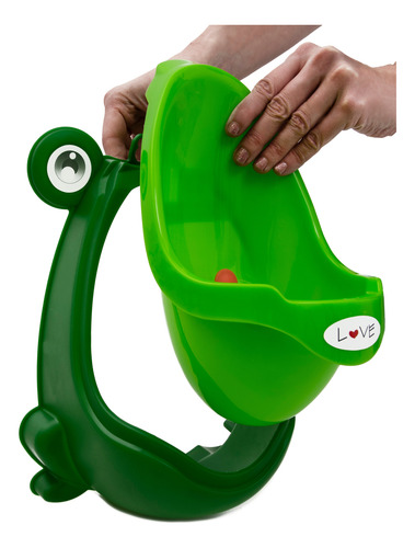 Urinal Pelela Mingitorio Sapito Infantil Sopapa Ventosa Naranja