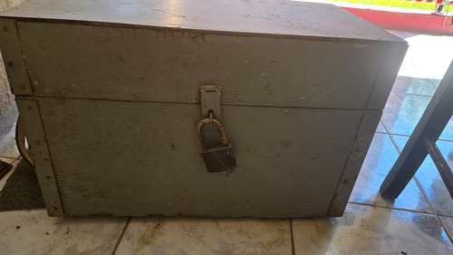 Baulera Antigua De 1970 Gris Retro (Usado)