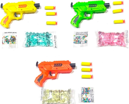 Arma Pistola Balas Hidrogel Gel Sopapa Juguete Regalo Niño