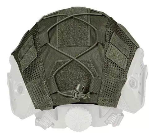 Casco Balístico Kevlar Nivel Iiia Color Verde Incluye Forro