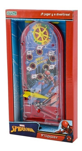 Juego De Mesa Ditoys Flipper Spiderman 2354