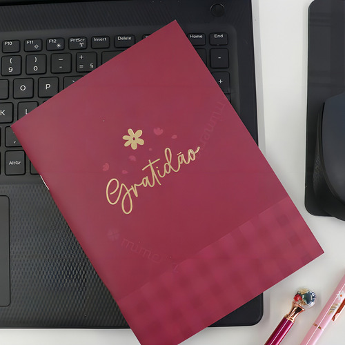 Planner Pocket Gratidão Vinho