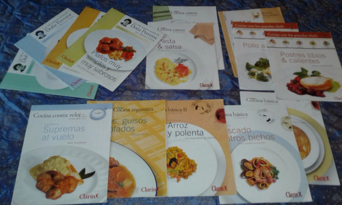 Lote De 29 Cuadernos Fasciculos Cocina Clarin Chef  Envios