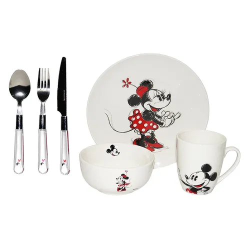 Vajilla de Porcelana 24 piezas Mickey Mouse –