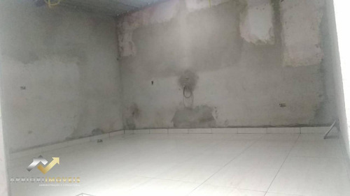 Salão Para Alugar, 17 M² Por R$ 900,00/mês - Vila Guarará - Santo André/sp - Sl0203