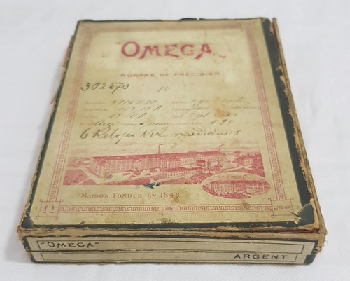 Antigua Caja Reloj Omega Para Repuestos Relojero B15 (Usado)