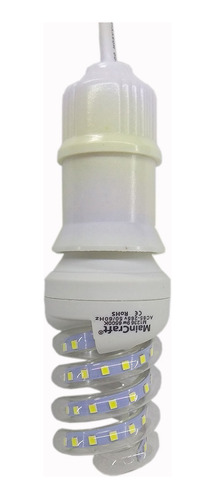 Foco Ahorrador De Espiral Led 9w E26/27 Socket Normal M1236