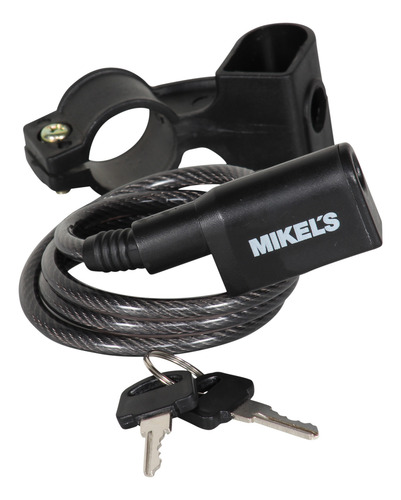 Cable Candado En Espiral Con Llaves (80 Cms)