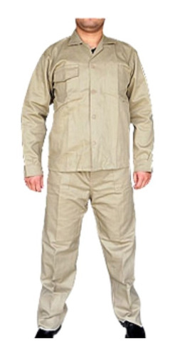 Uniforme Tipo Obrero Conjunto Camisa Pantalón En Drill
