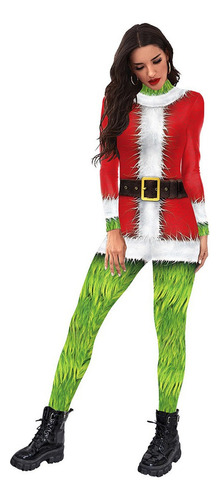 Nuevo Body Body De Manga Larga Mujer De Navidad Grinch