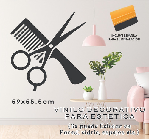 Vinil Decorativo #2 59x55.5cm Con Espátula Para Colocar 