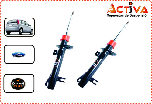 Kit 2 Amortiguadores Ford Fiesta Max Ambiente Delanteros