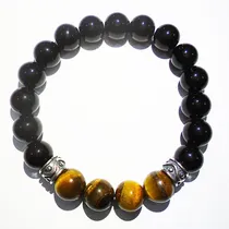 Comprar Pulsera Najah Hombre Ojo De Tigre Onix Y Plata Esterlina