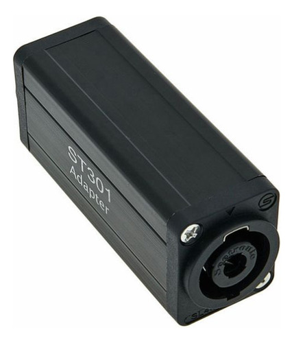 Seetronic Cople Para Speakon De 4 Pin Set De 2 Piezas Negro