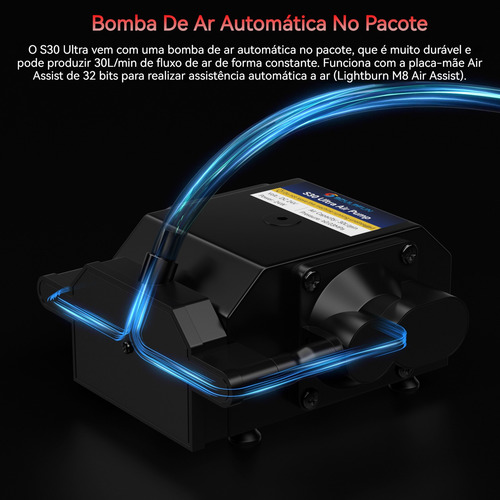 Sculpfun S30 Ultra Maquina Gravadora Laser Corte Cnc 33w