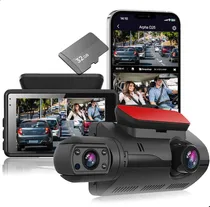 Comprar Câmera Veicular Wifi D26 32gb Carro Filmadora 2 Lentes Video