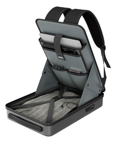 Mochila Rígida Para Starlink Mini Com Porta Usb-c Bolsa Transporte Viagem À Prova Dágua Para Antena Cabos Fonte Cadeado Tsa Técnico Instalação Campo Conectividade Satélite Athenix