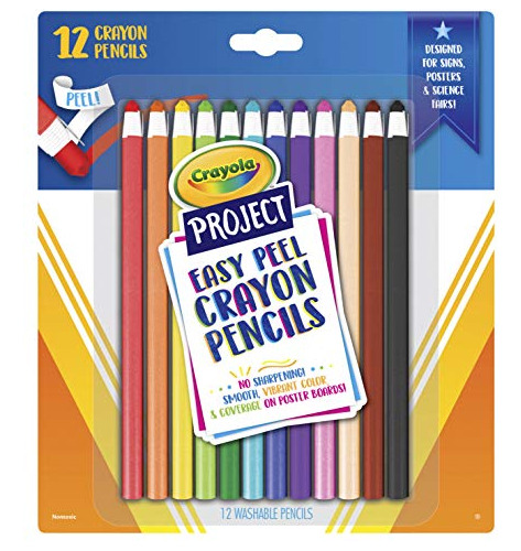 Lápices Crayola Crayon, Fáciles De Pelar, Colores Surtidos