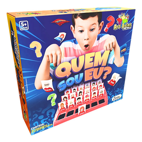 Jogo Quem Sou Eu ? Educativo Com Tabuleiro E Cartas Advinha