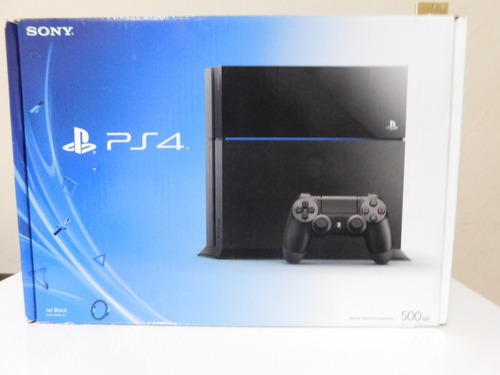 Sony Playstation 4 500gb Standard Color  Negro + 3 Juegos 