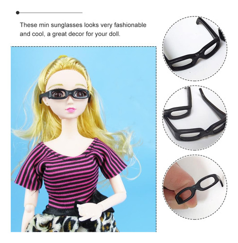Toddmomy 60 Gafas De Sol De Muñeca Mini Gafas De Vestir Para