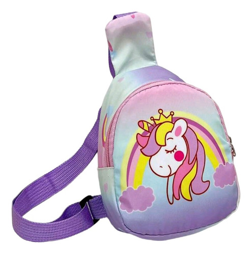 Bolso Bandolera De Unicornio Para Niñas 