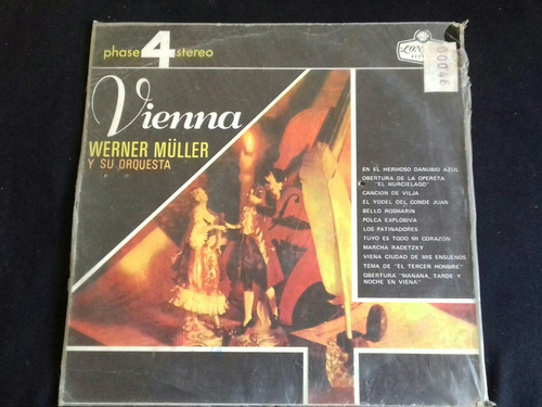 Carátula De Vinilo Vienna Werner Müller Y Su Orquesta. L