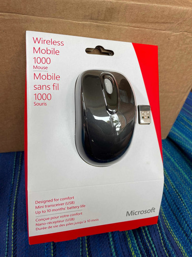 Mouse Inalámbrico Microsoft Mobile 1000 Usb