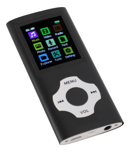 Reproductor Mp3 Hifi Recargable Sin Pérdidas Con Pantalla Tf