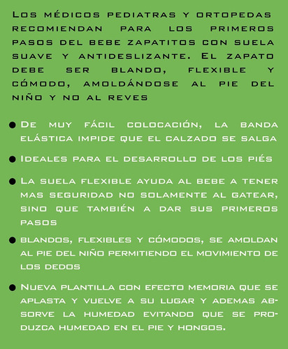 Max - R Zapatilla Bebe Suela Blanda Primeros Pasos Mooll