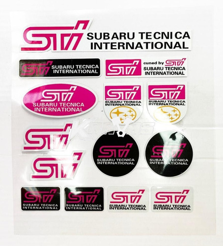 Stickers Adhesivos Nissan Nismo Toyota Trd Subaru Sti Karvas